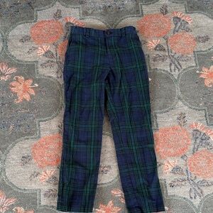 Kids Vineyard Vines Plaid Pants - Green and Blue